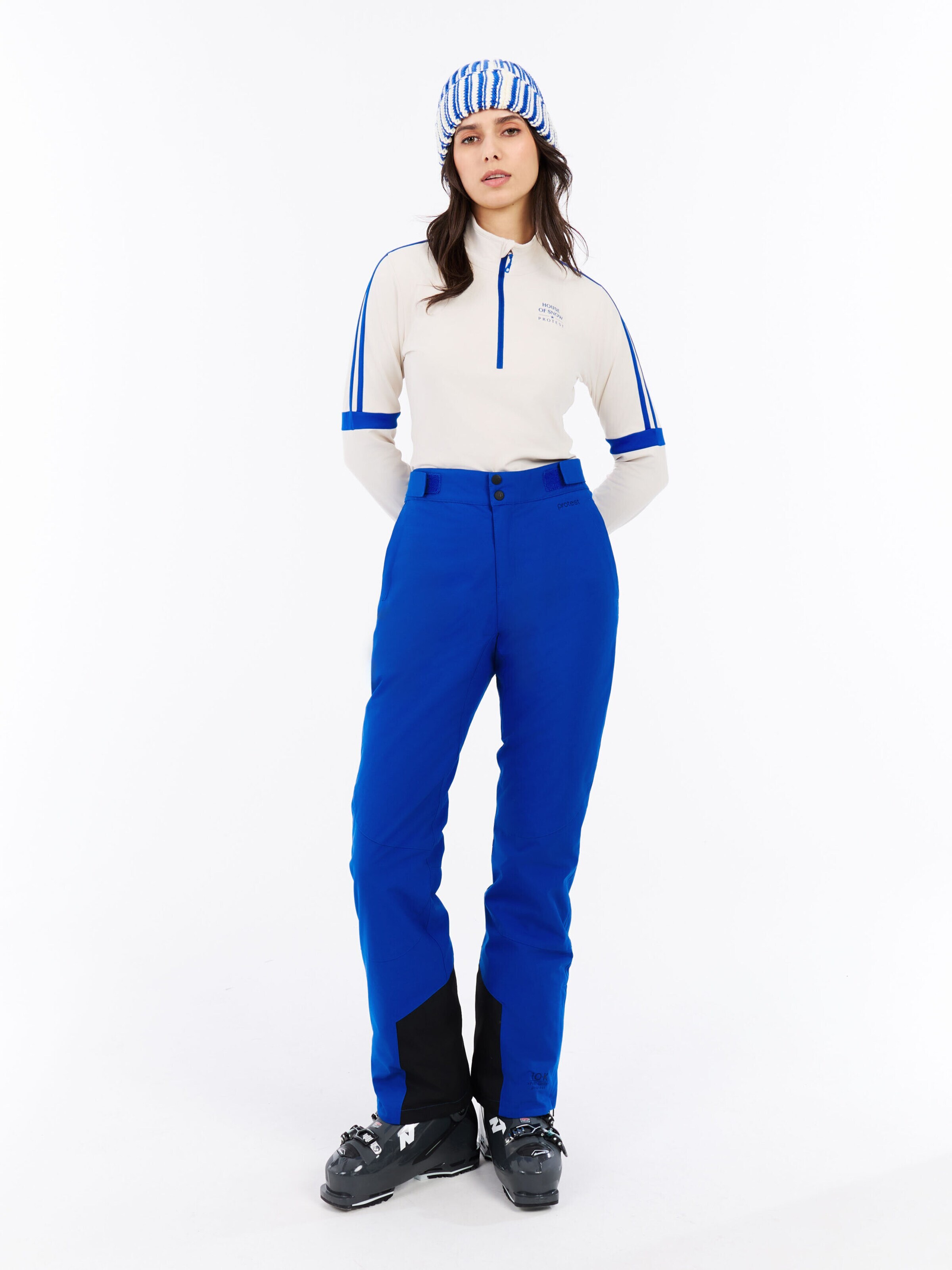 PROTEST Slim fit Workout Pants 'PRTVoleta' in Blue: front