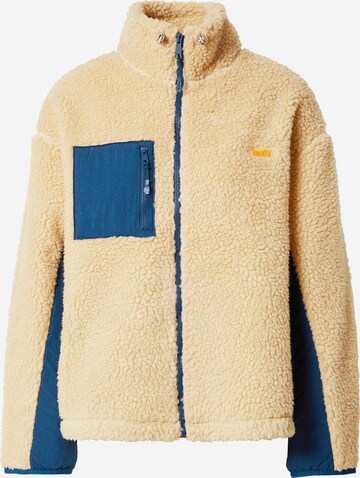 LEVI'S ® Fleece jas 'Big Foot Sherpa Jacket' in Beige: voorkant