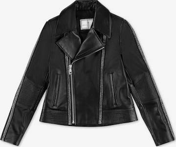 Giacca di mezza stagione 'Signature' di Philipp Plein in nero: frontale