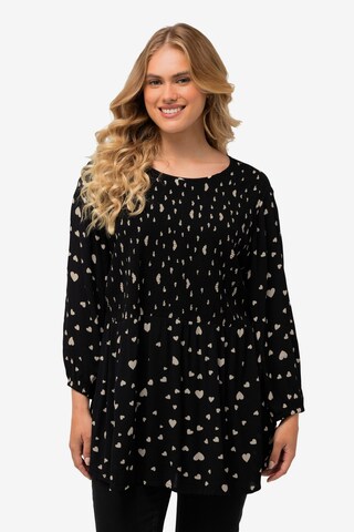 Camicia da donna di Ulla Popken in nero: frontale