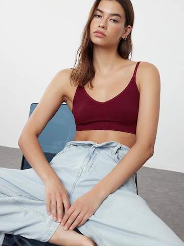 Bustino Reggiseno di Trendyol in rosso: frontale