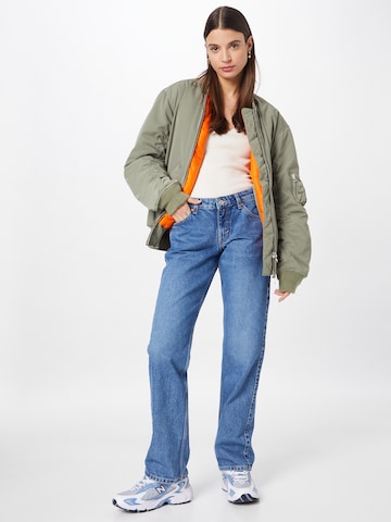 WEEKDAY Regular Jeans 'Arrow Low Straight' in Blau