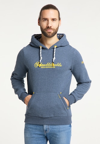 Schmuddelwedda Sweatshirt 'Heiligenhafen' in Blau: predná strana