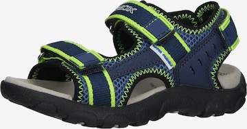 GEOX Open schoenen in Blauw: voorkant