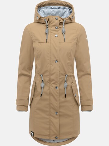 Cappotto funzionale 'L60042' di Peak Time in beige: frontale