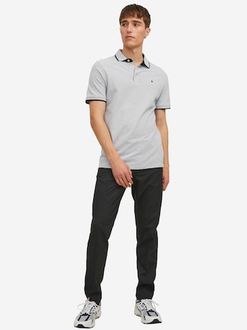 JACK & JONES Shirt 'Paulos - Slim Fit' in Grey