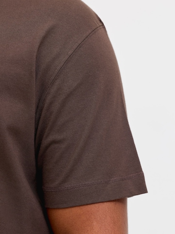 Jack & Jones Plus Shirt in Brown