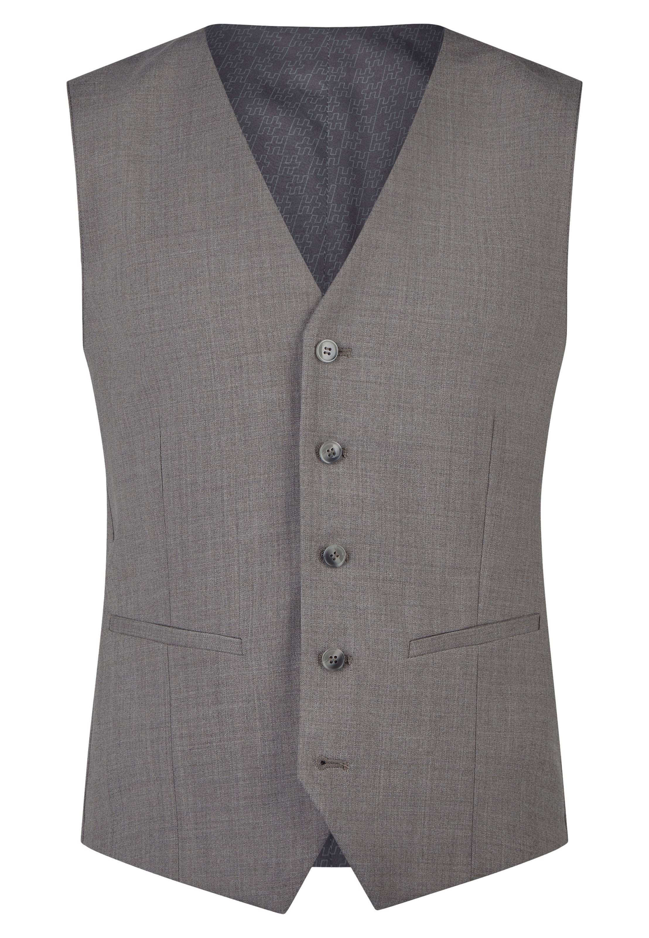 HECHTER PARIS Suit Vest 'WESTE' in Grey: front