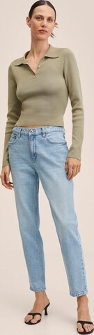 MANGO Regular Jeans i blå