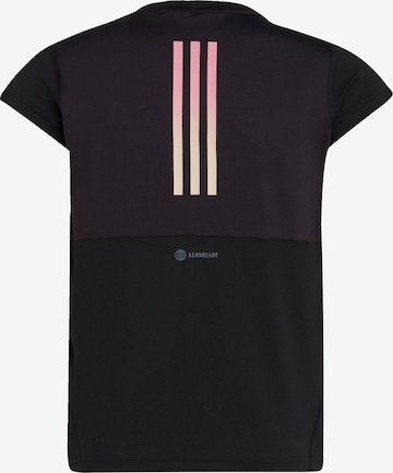 T-Shirt fonctionnel 'Aeroready 3-Stripes' ADIDAS SPORTSWEAR en noir