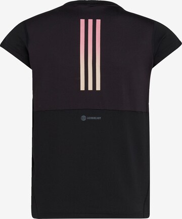 ADIDAS SPORTSWEAR Performance Shirt 'Aeroready 3-Stripes' in Black
