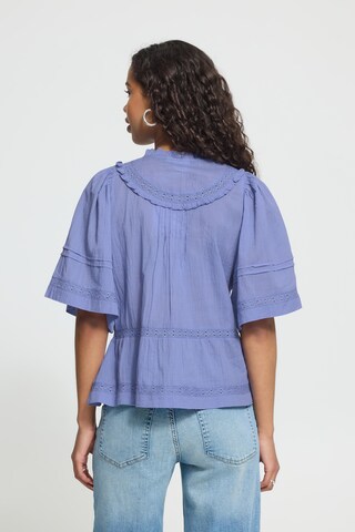ICHI Shirt in Blau