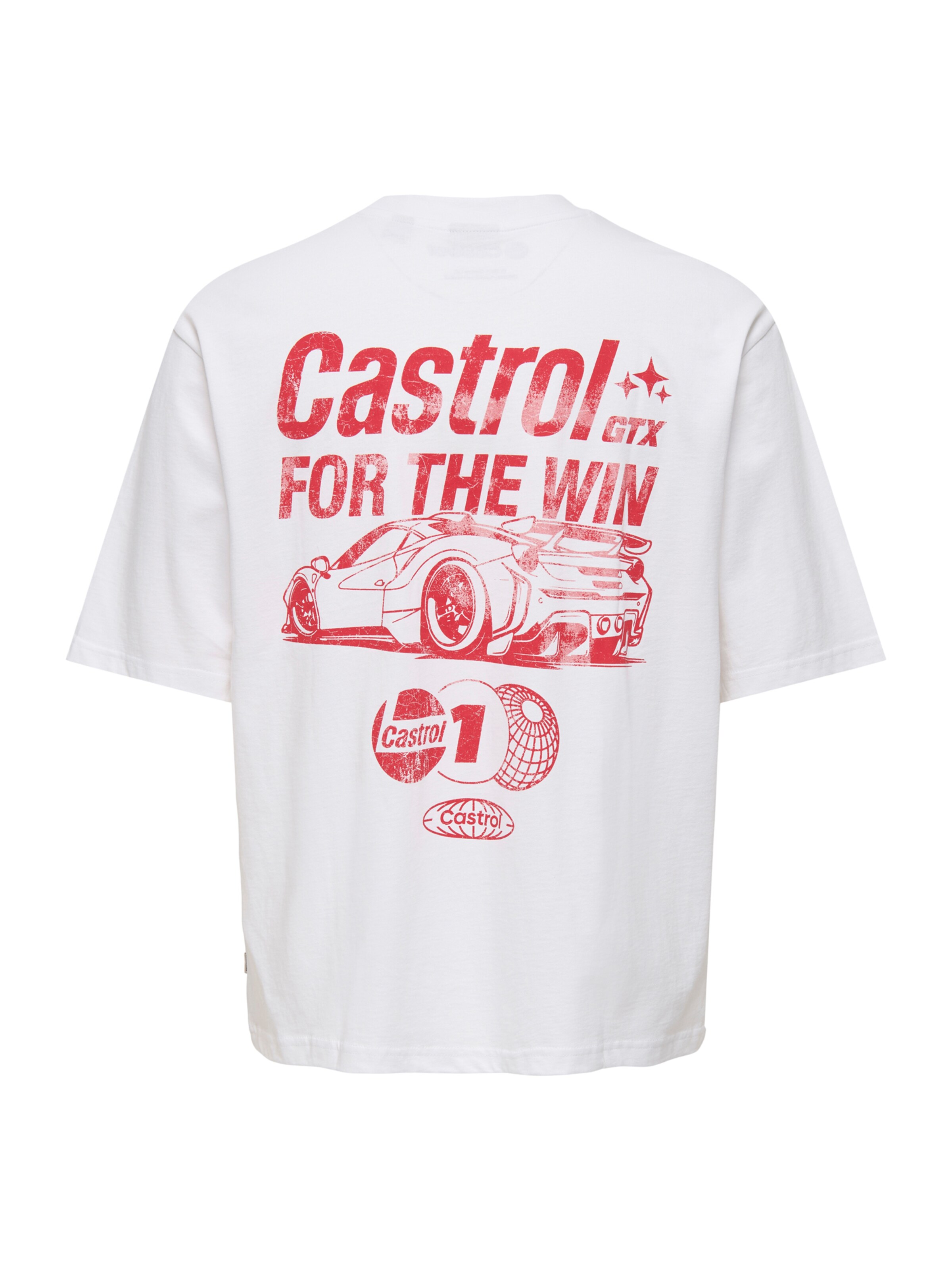 T-Shirt 'ONSCASTROL' Only & Sons en blanc