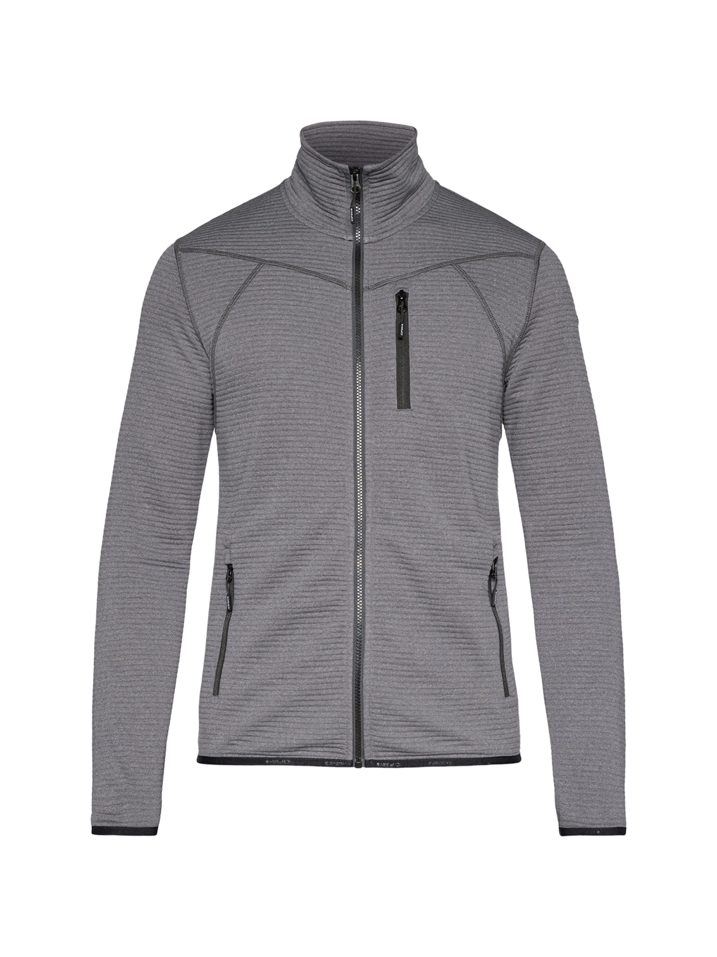 ICEPEAK Jacke 'BERTHOLD' in Grau: Vorderseite