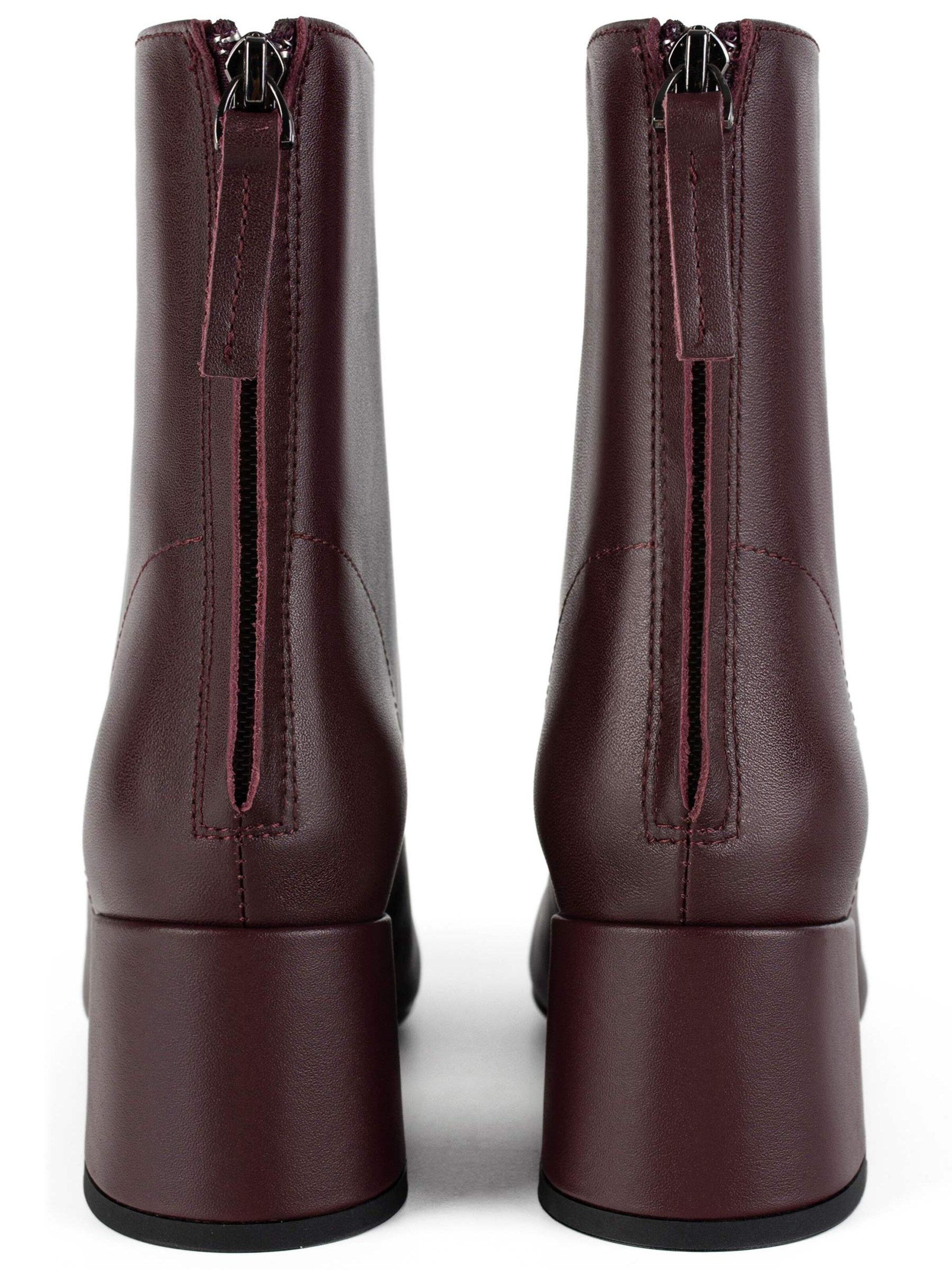 L37 HANDMADE SHOES Ankle Boots 'A LONELY PLACE TO BE' in Rot