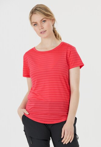Whistler T-Shirt 'Skylon' in Rot: Vorderseite