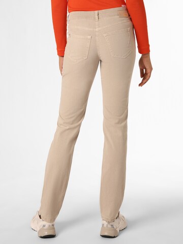 MAC Slim fit Jeans 'Angela' in Beige