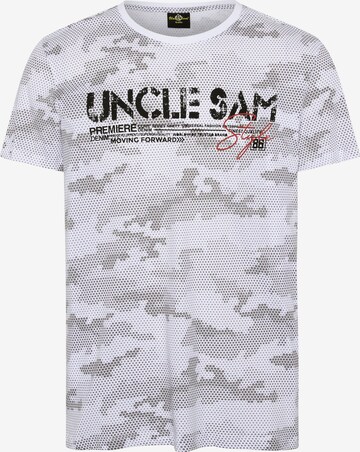 UNCLE SAM Shirt in White: front