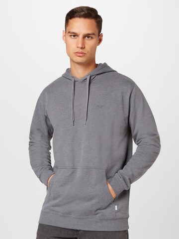 Cleptomanicx Sweatshirt 'Ligull' in Grey: front