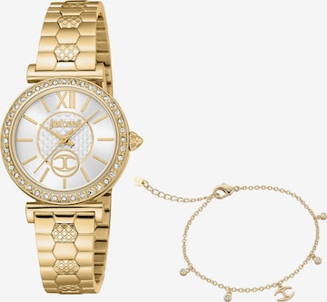 Just Cavalli Set: Uhr + Armband in Gold: predná strana