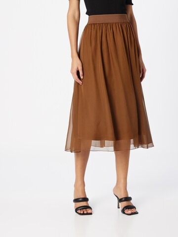 SAINT TROPEZ Skirt 'Coral' in Beige: front