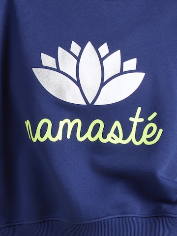 miss goodlife - Sudadera 'Namasté' en azul