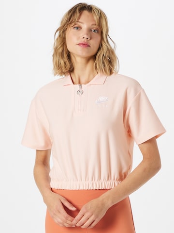 T-shirt Nike Sportswear en rose : devant