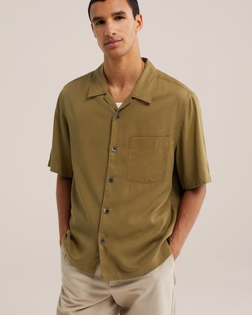 Fit confort Chemise WE Fashion en vert : devant
