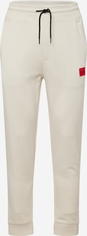 Pantaloni 'Doak' di HUGO Red in bianco: frontale