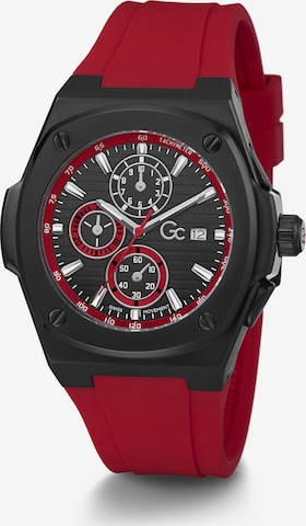 Orologio analogico 'Coussin Shape Racing' di Gc in rosso: frontale