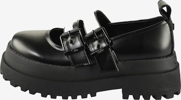 BUFFALOSlip On cipele - crna boja: prednji dio