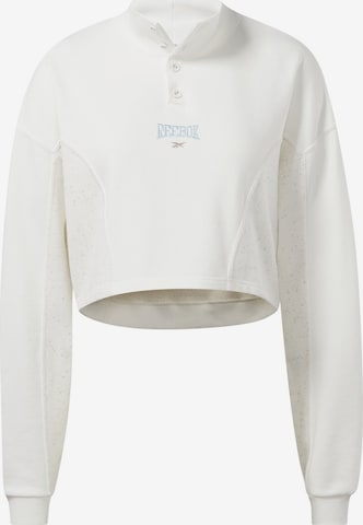 ReebokSweater majica 'Varsity' - bijela boja: prednji dio