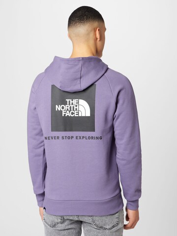 THE NORTH FACE - Regular Fit Sweatshirt 'Red Box' em roxo