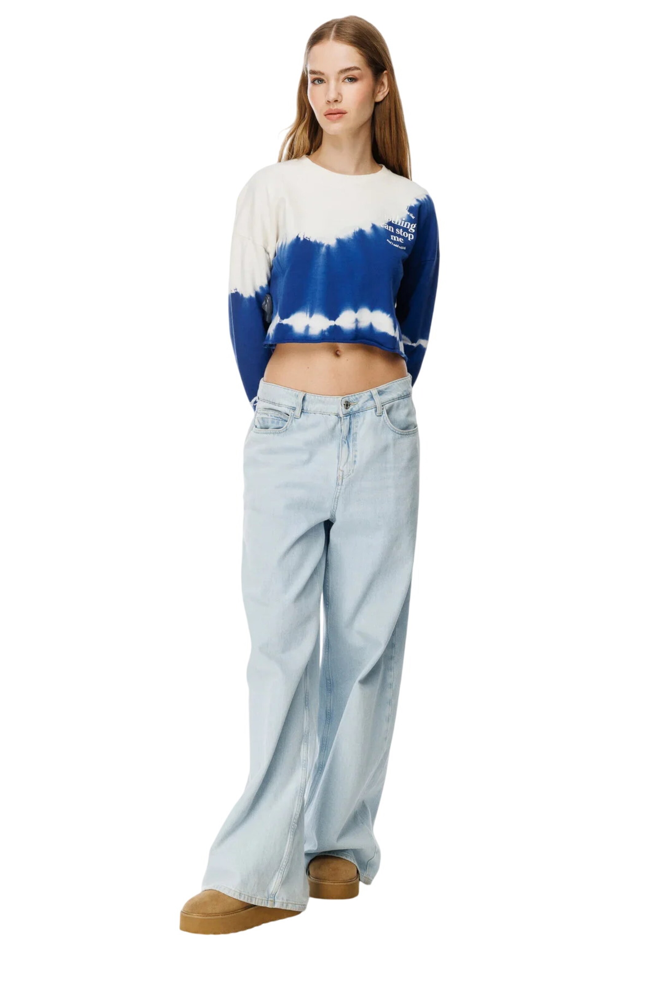Alexa Dash Sweatshirt in Blue