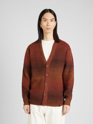 Lee Knit Cardigan in Brown: front