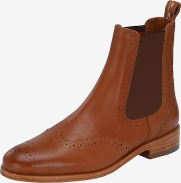 Crickit Chelsea boots 'HELEN' in Bruin: voorkant