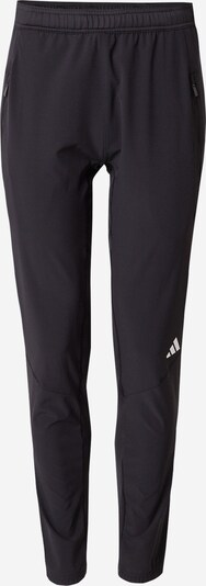 ADIDAS PERFORMANCE Pantalon de sport 'D4T' en noir / blanc, Vue avec produit