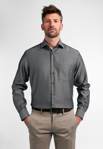 ETERNA Slim fit Business Shirt in Grey: front