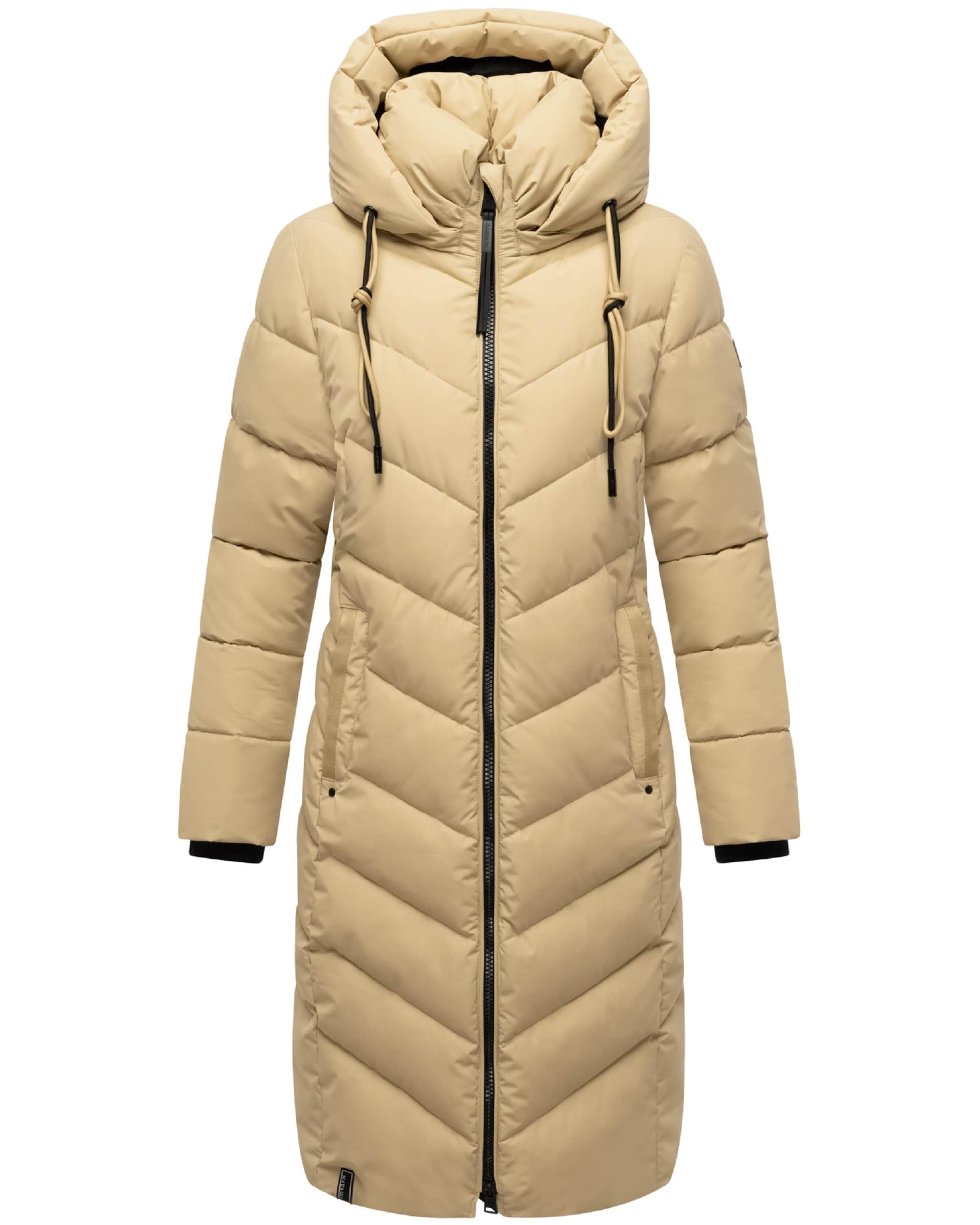 NAVAHOO Зимно палто 'Sahnekatzii XIV' в бежово: отпред