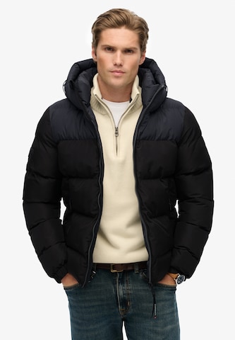 Superdry & Co Winterjas in Zwart: voorkant