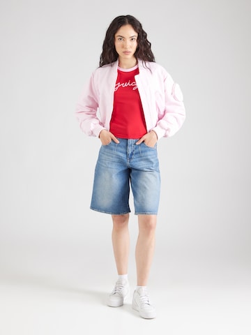 Juicy Couture Футболка 'Ringer' в Красный