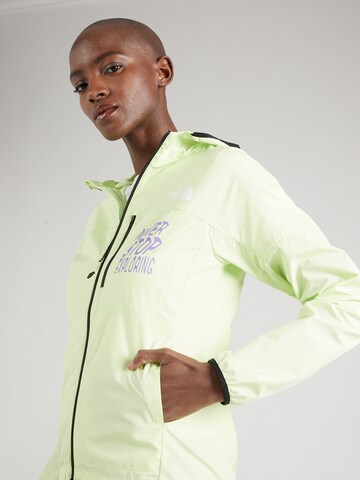 THE NORTH FACE Спортивная куртка 'Higher Run Wind' в Зеленый