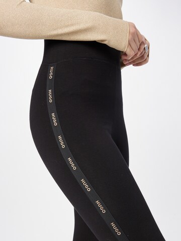 HUGO Red Skinny Leggings 'Easy' in Schwarz