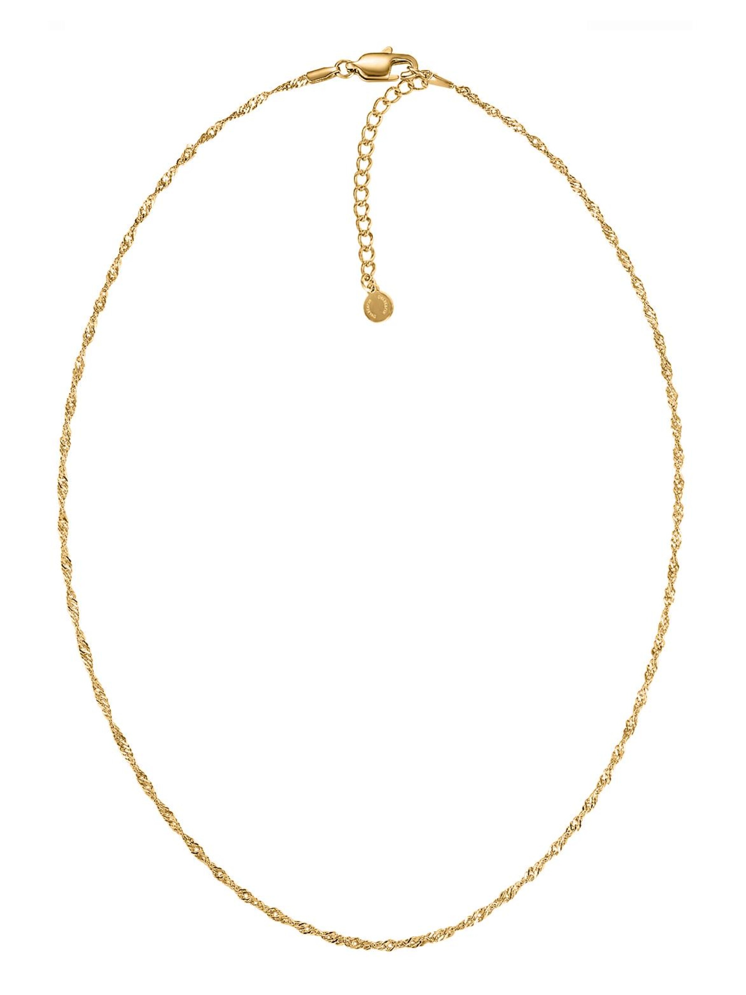 day berlin Kette 'Twist'‌ in Gold: Vorderseite