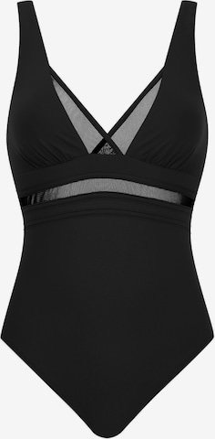 SUNFLAIR Swimsuit 'Colour Up' in Black: front