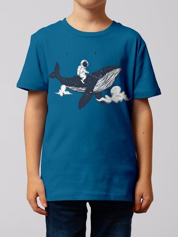T-Shirt 'Spacewhale' watabout.kids en bleu