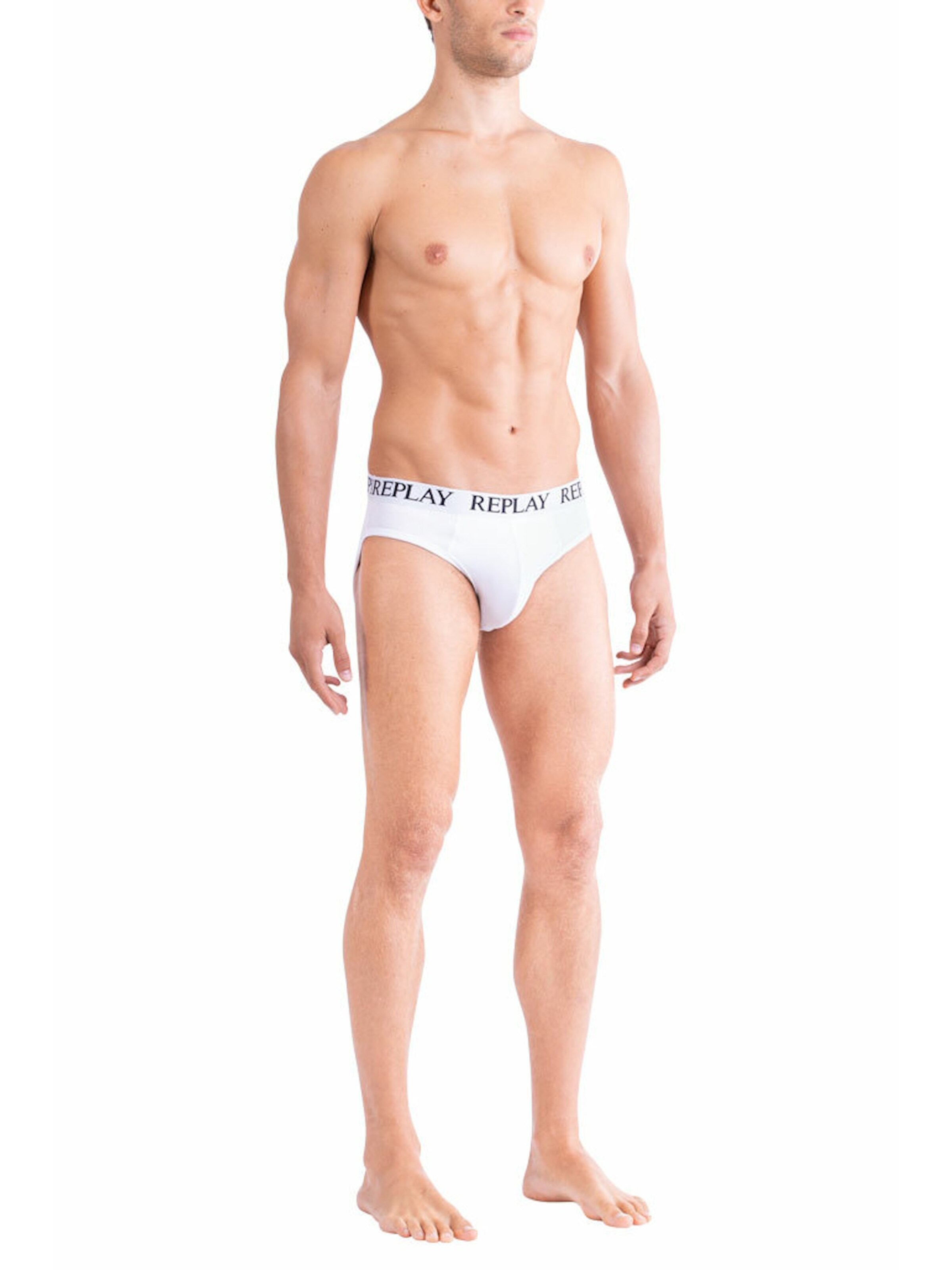 Slip REPLAY en blanc : devant