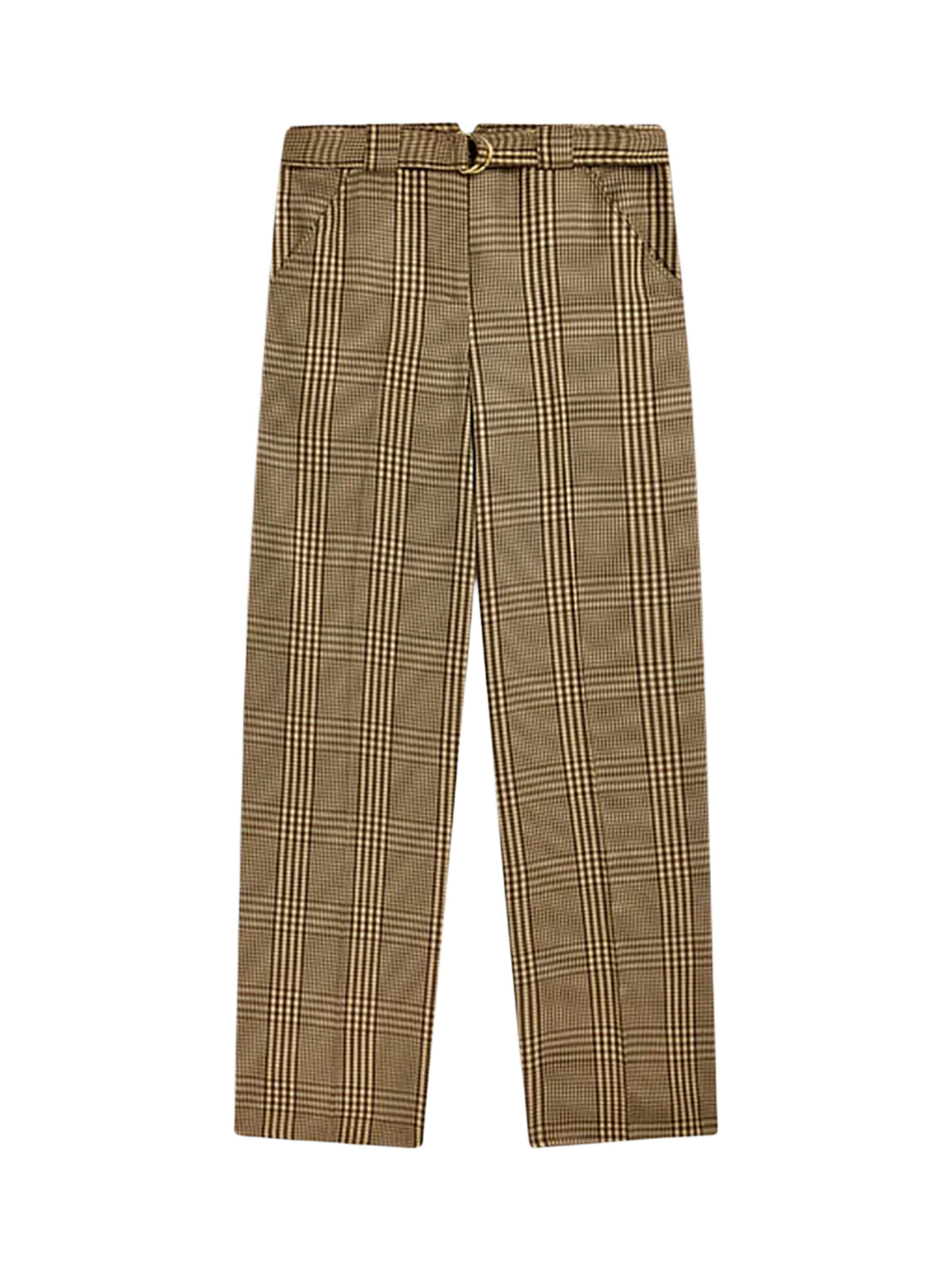 Regular Pantalon Semicouture en beige : devant