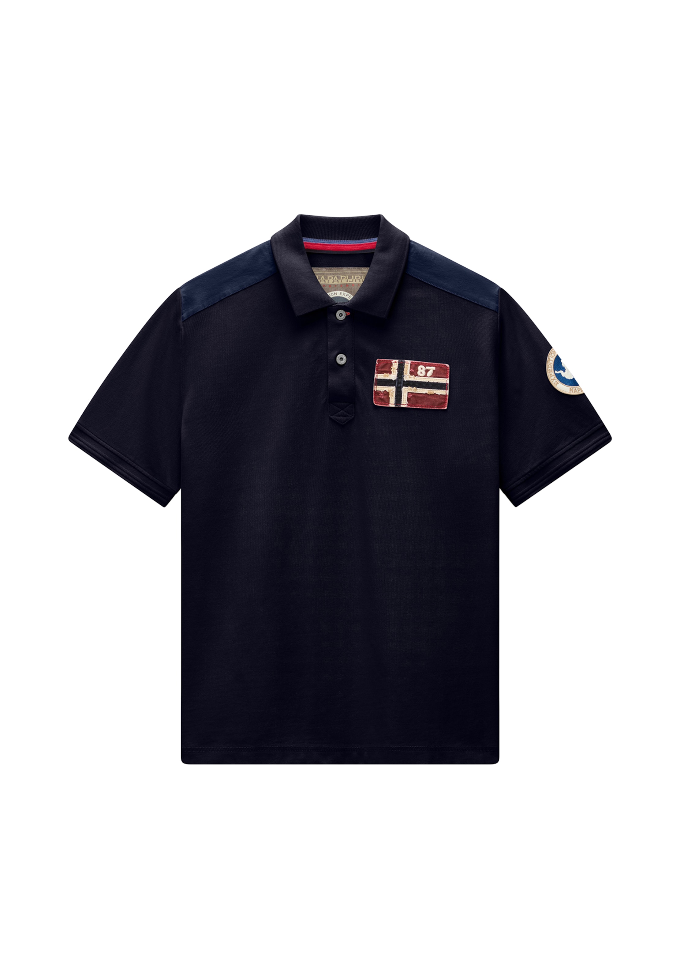NAPAPIJRI Bluser & t-shirts 'E-ARCHIVE' i blå: forside