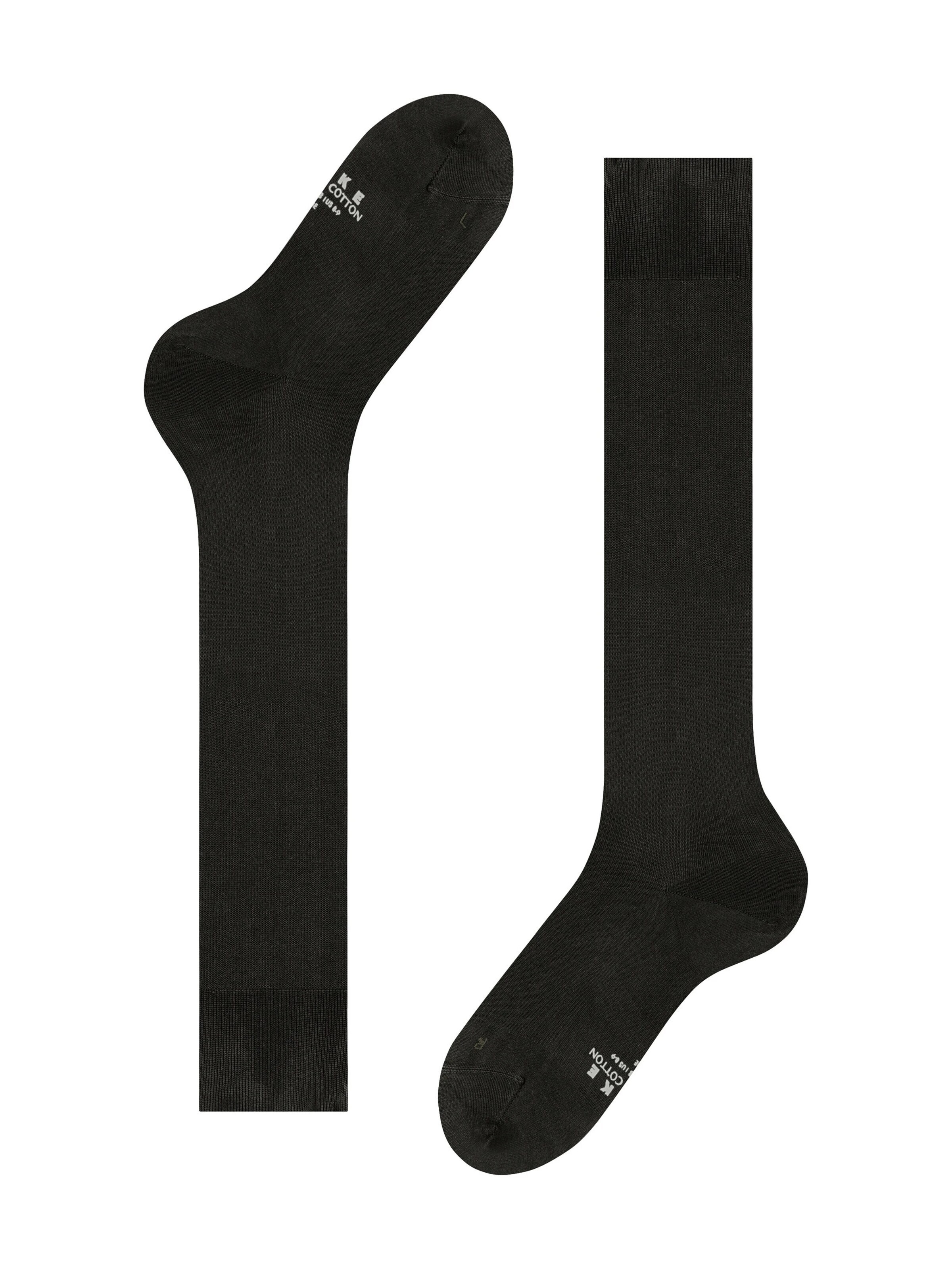 FALKE Knee High Socks 'Energizing Cotton' in Brown